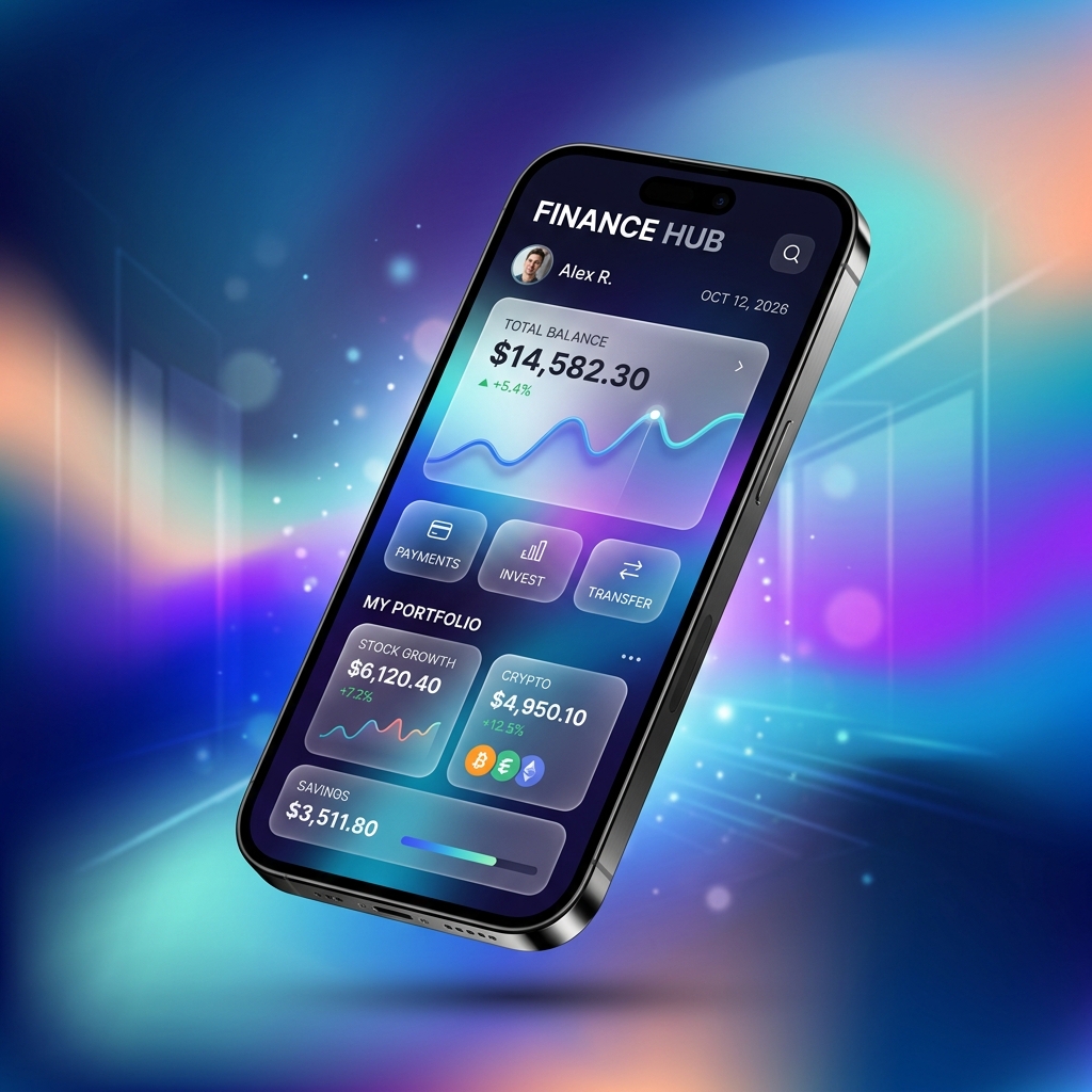 Sparo Mobile App showing beautiful goals, pockets, and interactive savings jar dashboard